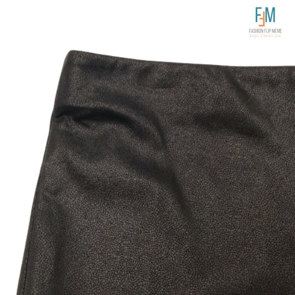 New! LC Laura Cruz Plus Size Faux Leather Pull-On Leggings Pants - Picture 7 of 7